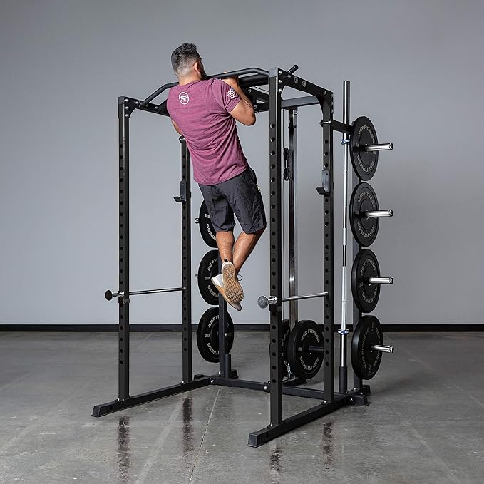 REP Fitness PR-1100 Power Rack - 700 lbs Rated Lifting Cage for Weight Training