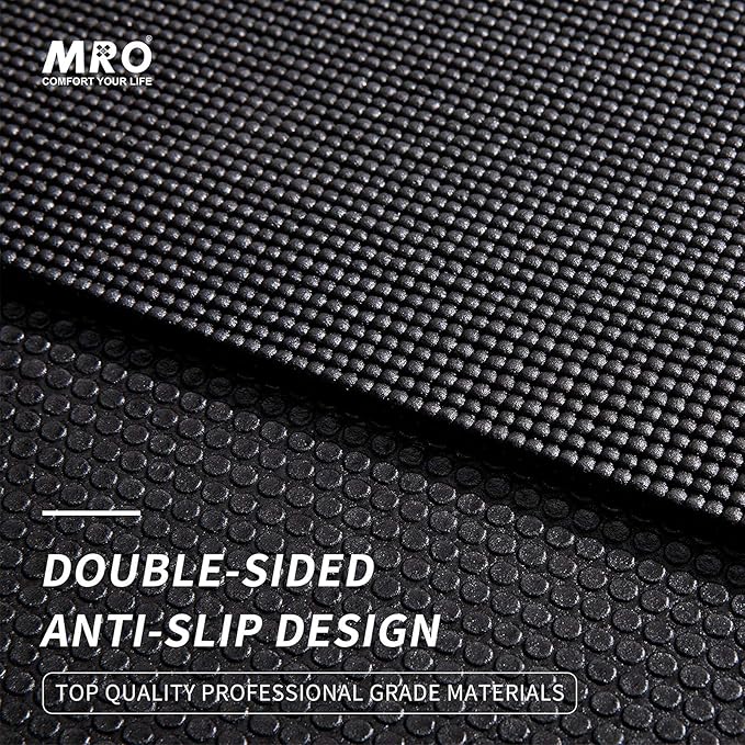 MRO Extra Large Yoga Mat, 12'x6'/9'x6'/7'x5'/6'x4' (9MM) Extra Wide and Thick Exercise Mats for Home Gym Workout, Non-Slip, Soft for Women and Men Fitness, Ideal for Barefoot Yoga, Pilates, stretching