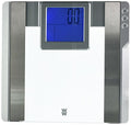 Weight Watchers Scales by Conair Scale for Body Weight, Digital Bathroom Scale with Body Fat and BMI in Large Display Clear