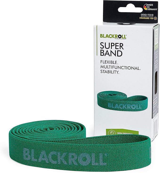 BLACKROLL - Super Band Set, Long Bands for Working Out, Resistance Bands for Legs and Glutes, Workout Bands for Stretching and Exercise, Booty Bands for Home Gym Equipment