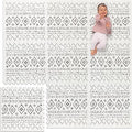 Lillefolk Baby Play Mat for Floor – 6x6ft Boho | Soft Non Toxic Premium EVA Foam Tiles for Tummy Time, Crawling & Playroom – Waterproof Interlocking Floor Mat for Babies & Toddlers (9 Tiles)